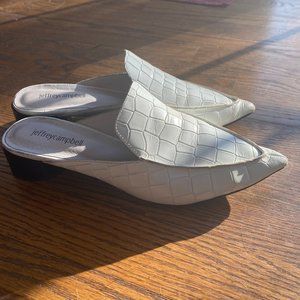 Jeffrey Campbell Croc-Embossed Mules, 8